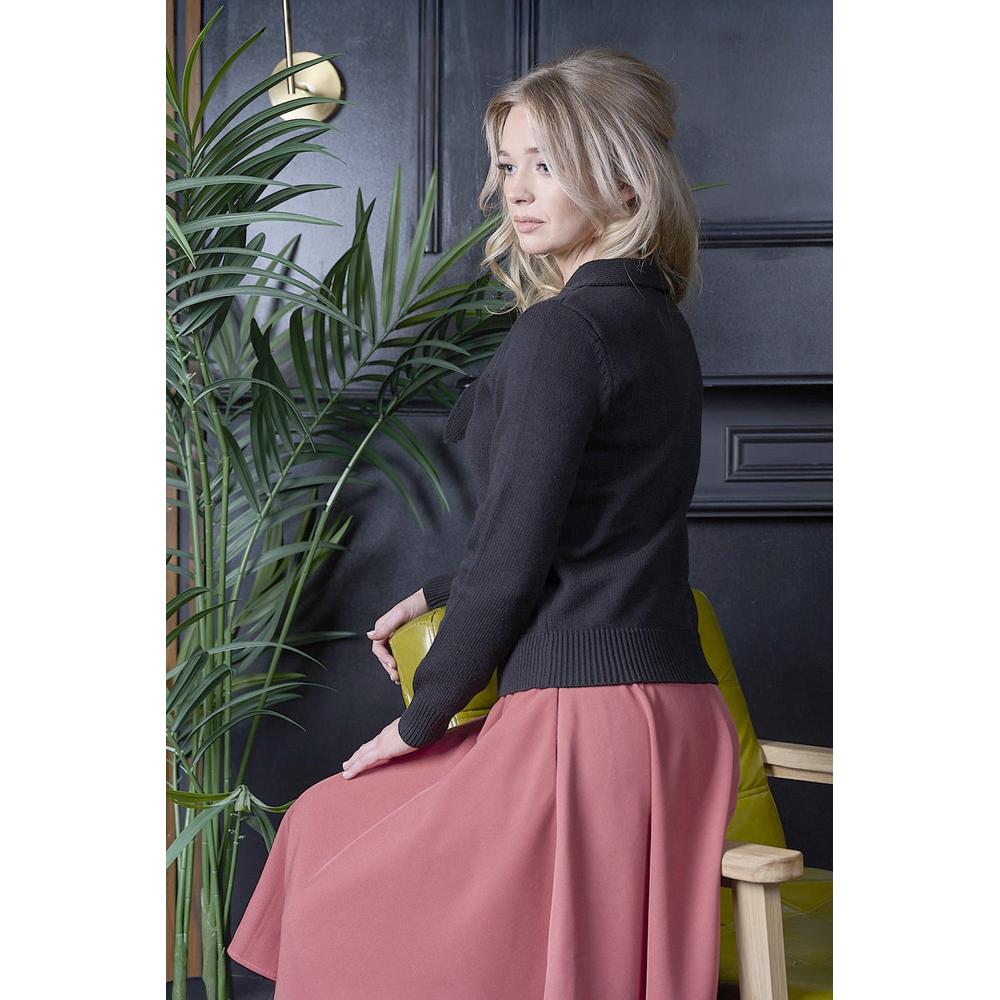 Banned - Katy Knot Strickjacke - Schwarz
